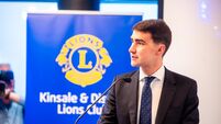 Finance Minister praises Lions Club as 'an intrinsic part of the local community here in Kinsale'