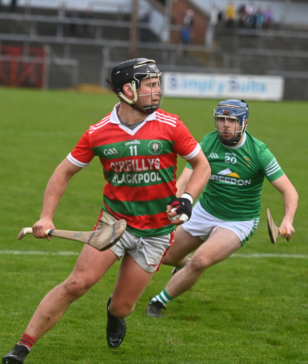 Captain Paul Sheehan in action for Carrig na bhFear against Harbour Rovers in the Co-Op Superstores Junior A Hurling Championship semi-final at Pairc Ui Rinn last year. Picture: Larry Cummins Captain Paul Sheehan in action for Carrig na bhFear against Harbour Rovers in the Co-Op Superstores Junior A Hurling Championship semi-final at Pairc Ui Rinn last year. Picture: Larry Cummins
