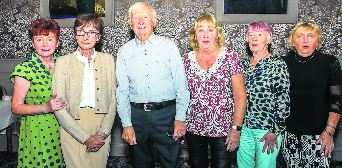Mel Lotti, Catherine Cogan, Peter Whitemore, Mary Barry, and Kay Murphy at the Garda Tea Dance that took place at the Rochestown Park Hotel. Picture: David Creedon