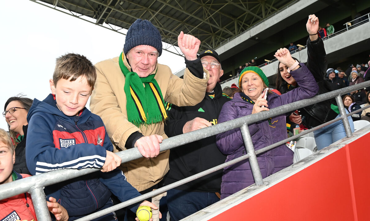 Glen Rover's supporters after defeating Blarney in the Co-Op Superstores SAHC final at SuperValu Páirc Uí Chaoimh.. Picture; Eddie O'Hare