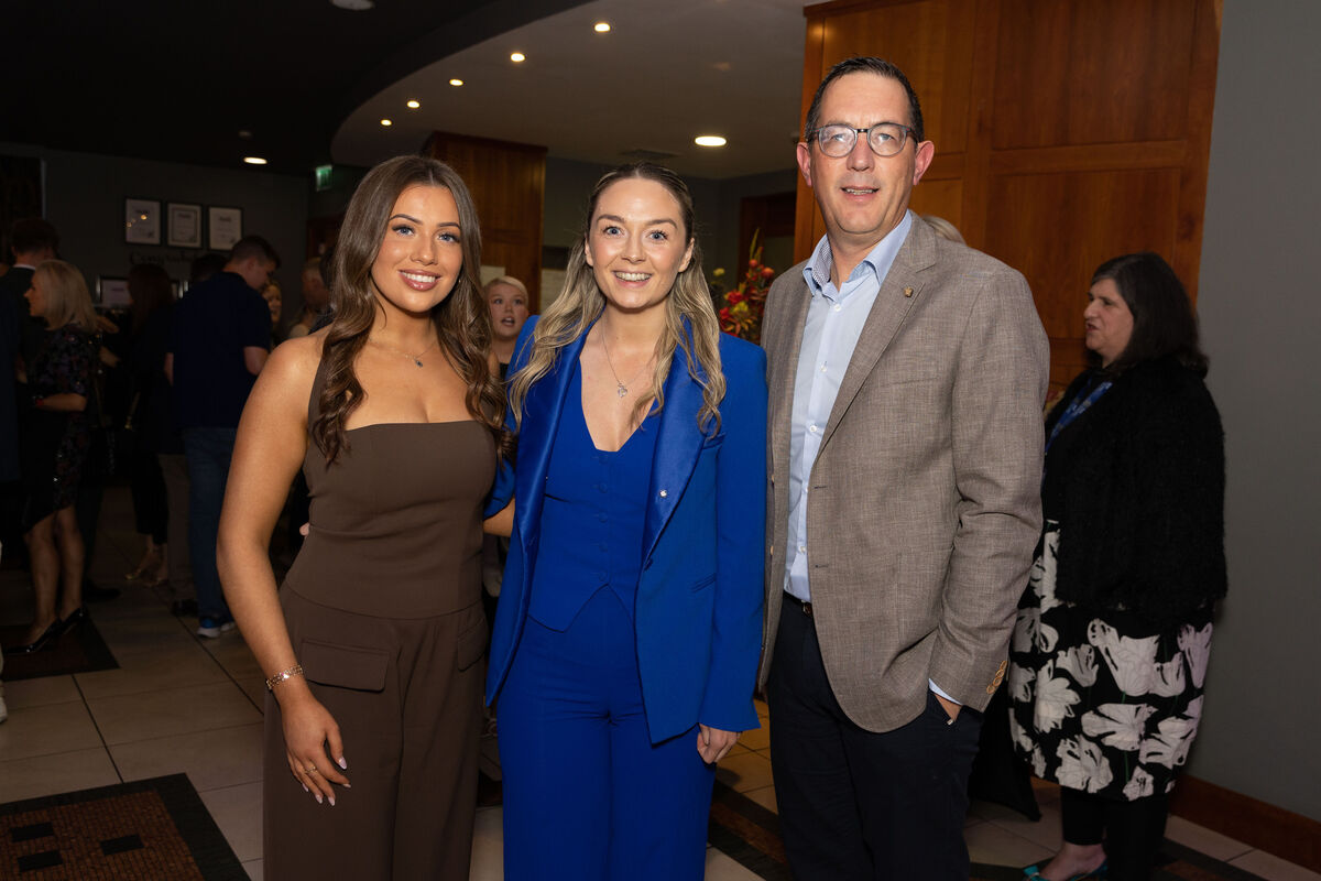Michelle Butler, Emma Flanagan, Kearys and Conor Healy, Cork Chamber at this year’s Cork Chamber Cork Digital Marketing Awards in the Oriel House Hotel, Ballincollig. Photo: Darragh Kane