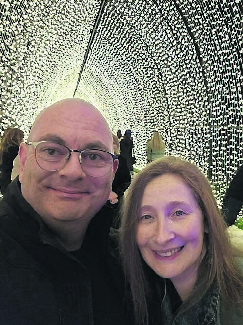 Barry Cotter with his partner Trish.