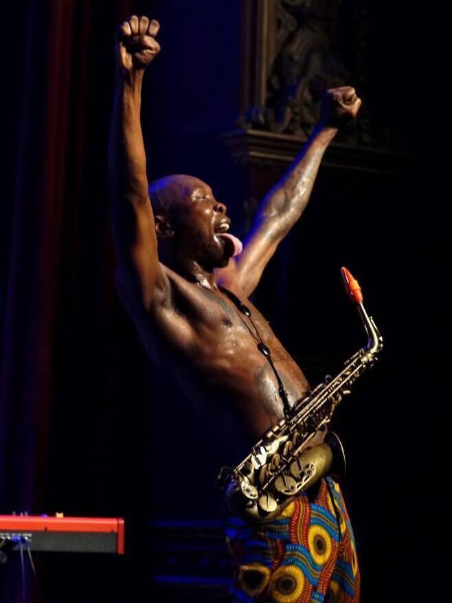 Seun Kuti at the Everyman for Guinness Cork Jazz Festival. Picture: thadytraphotos) Seun Kuti at the Everyman for Guinness Cork Jazz Festival. Picture: thadytraphotos)