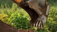 Digging soil