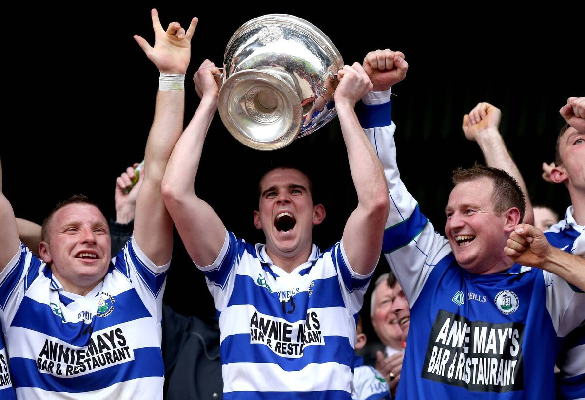Castlehaven captain Seanie Cahalane lifts the Andy Scannell trophy after beating Nemo Rangers in the Cork SFC final in 2013. Picture: INPHO/James Crombie Castlehaven captain Seanie Cahalane lifts the Andy Scannell trophy after beating Nemo Rangers in the Cork SFC final in 2013. Picture: INPHO/James Crombie