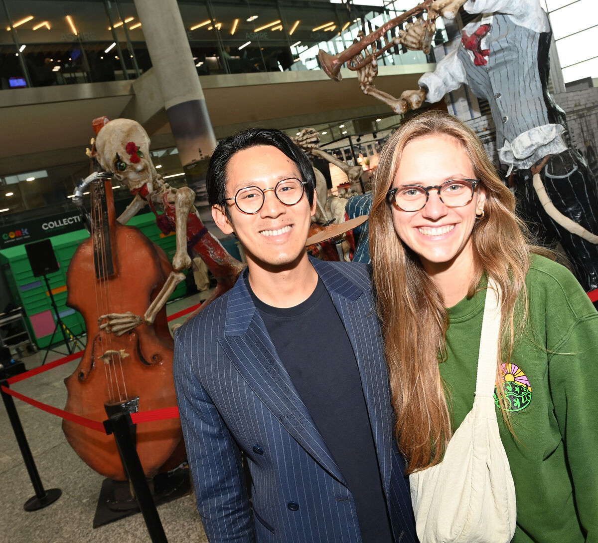  Jon Tan and Belinda Schaepe, arriving from London for the Guinness Cork Jazz Festival. Picture: Larry Cummins.