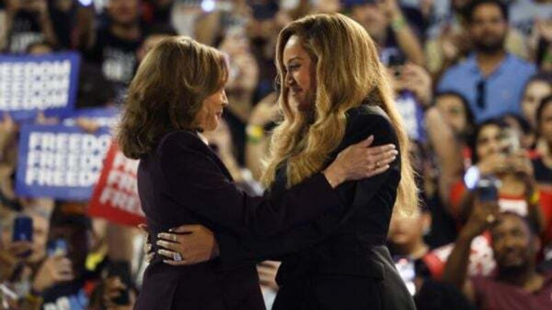 Beyonce joins Kamala Harris for rally on abortion rights Beyonce joins Kamala Harris for rally on abortion rights