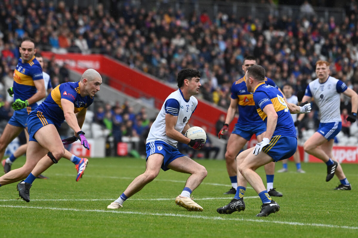  Michael Mahoney of Knocknagree averts danger. Picture: Larry Cummins