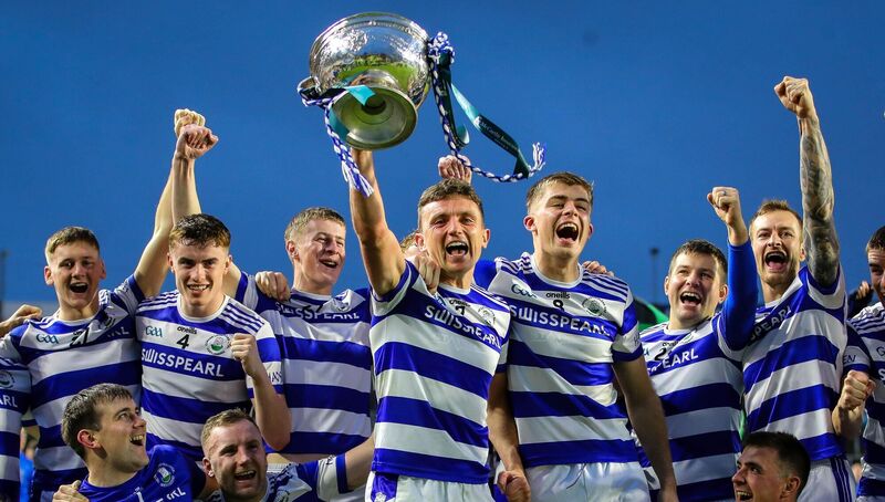 Castlehaven’s Mark Collins lifts the trophy after defeating Nemo Rangers. Picture: INPHO/Ryan Byrne Castlehaven’s Mark Collins lifts the trophy after defeating Nemo Rangers. Picture: INPHO/Ryan Byrne