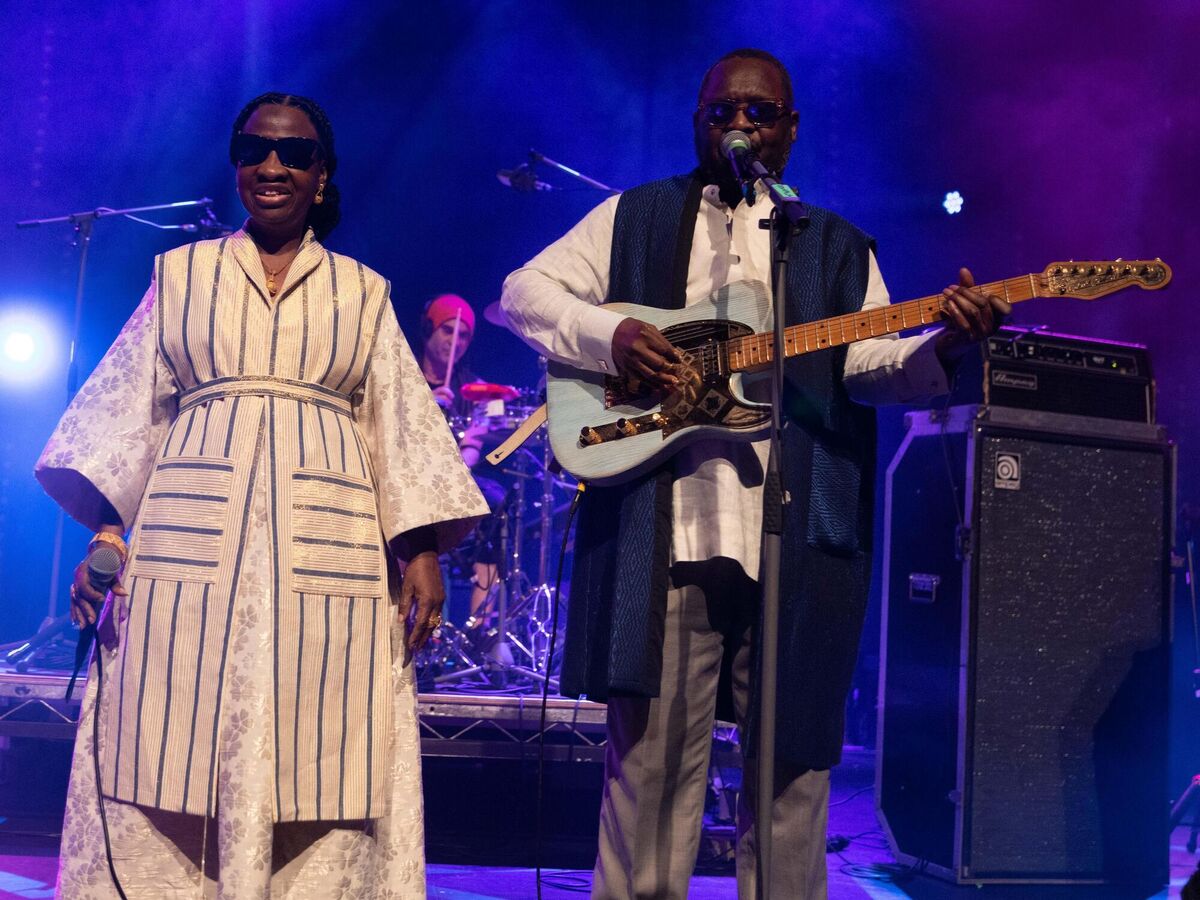 Malian ambassadors of Afro pop Amadou & Mariam perform at the Cork Opera House as part of the Guinness Cork Jazz Festival. Pic: Darragh Kane Malian ambassadors of Afro pop Amadou & Mariam perform at the Cork Opera House as part of the Guinness Cork Jazz Festival. Pic: Darragh Kane