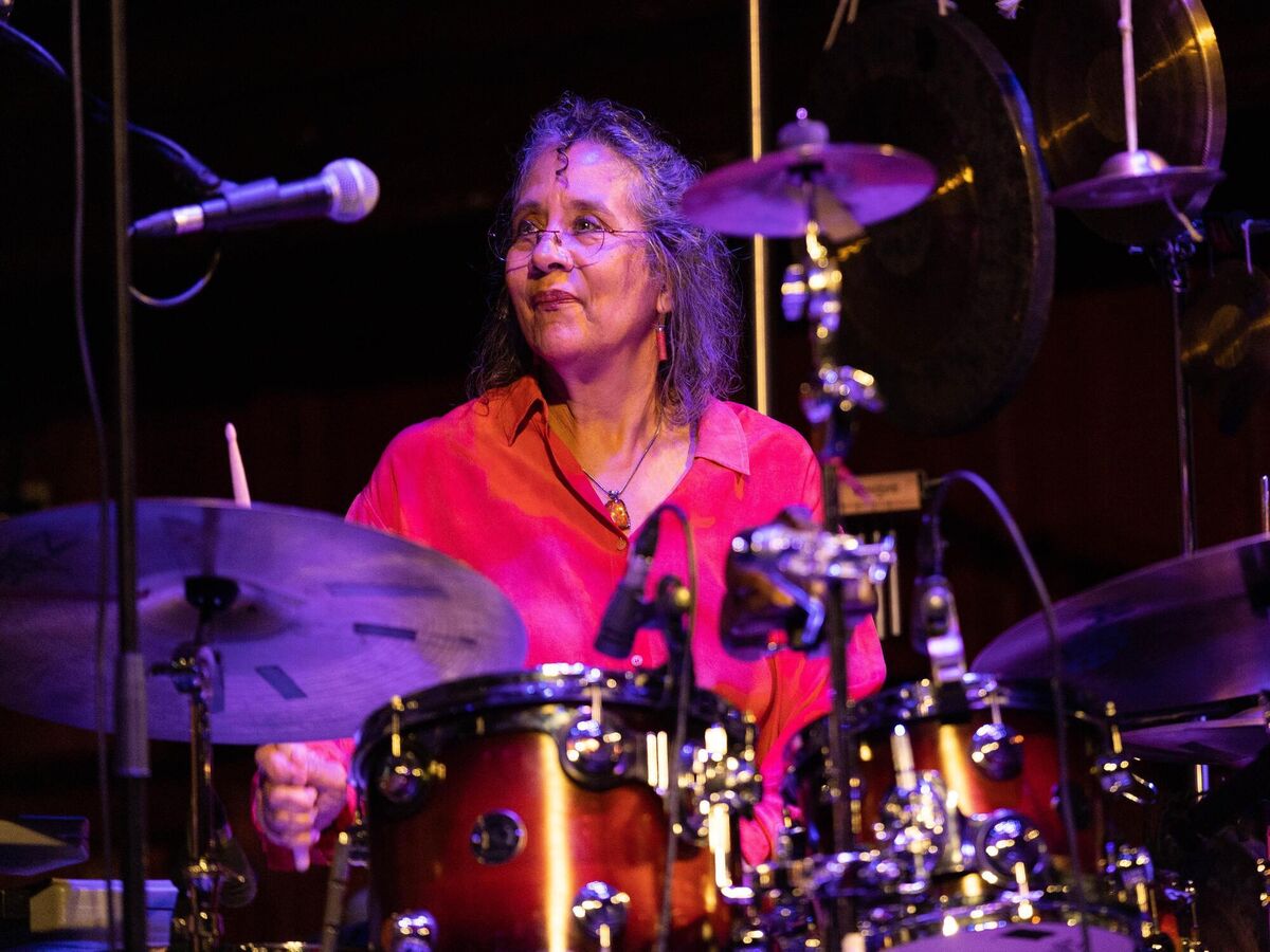 Percussionist and composer Marilyn Mazur performs at Triskel Arts Centre as part of the Guinness Cork Jazz Festival. Pic: Darragh Kane Percussionist and composer Marilyn Mazur performs at Triskel Arts Centre as part of the Guinness Cork Jazz Festival. Pic: Darragh Kane