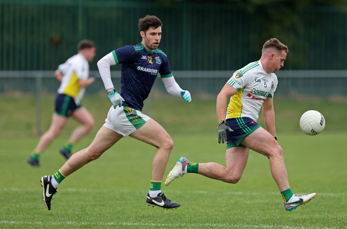  Kevin Cremin, Boherbue put in a superb shift in midfield. Picture: Jim Coughlan.