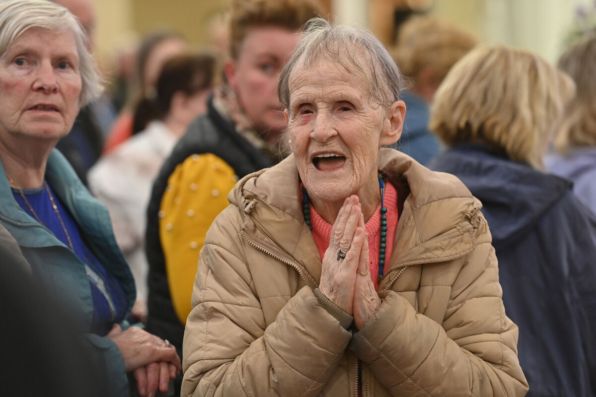 A member of the public viewing the relics of St Bernadette of Lourdes at the Cathedral of St Mary and St Anne, Cork for two days of veneration by members of the public. Picture Dan Linehan A member of the public viewing the relics of St Bernadette of Lourdes at the Cathedral of St Mary and St Anne, Cork for two days of veneration by members of the public. Picture Dan Linehan
