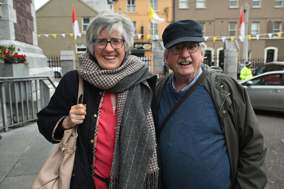 Seán Dunne and Sr. Máire O'Donoghue on their way to view the relics of St Bernadette of Lourdes at the Cathedral of St Mary and St Anne, Cork for two days of veneration by members of the public. Picture Dan Linehan Seán Dunne and Sr. Máire O'Donoghue on their way to view the relics of St Bernadette of Lourdes at the Cathedral of St Mary and St Anne, Cork for two days of veneration by members of the public. Picture Dan Linehan