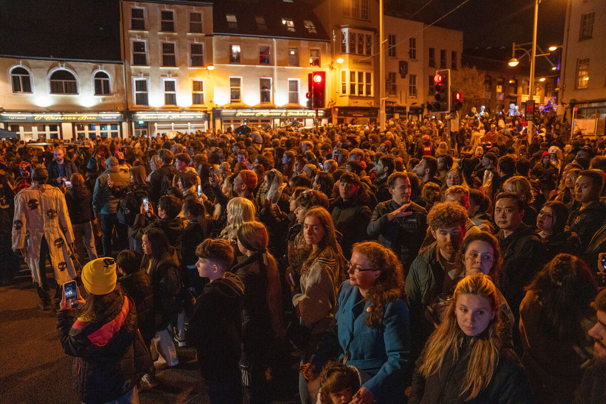 Huge crowds turned up at the annual Dragon of Shandon parade this evening. Picture: Noel Sweeney Huge crowds turned up at the annual Dragon of Shandon parade this evening. Picture: Noel Sweeney