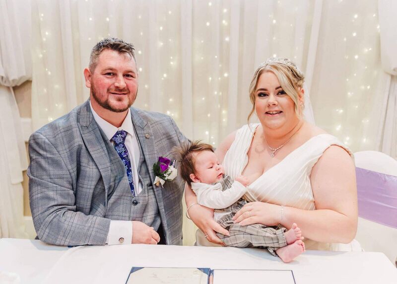 Katie and Daniel Kinahan with their son Donnacha, who was born in February this year.