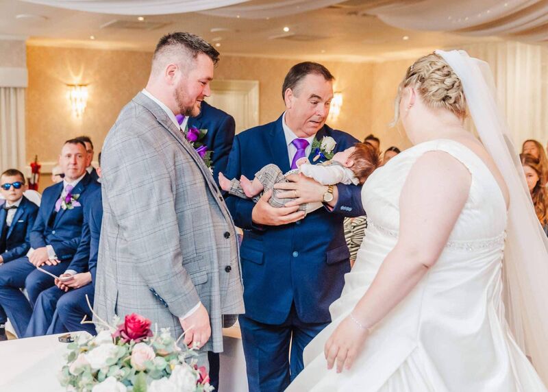The happy couple had a civil ceremony at Glendower Hotel, Lytham, England, surrounded by family and friends.