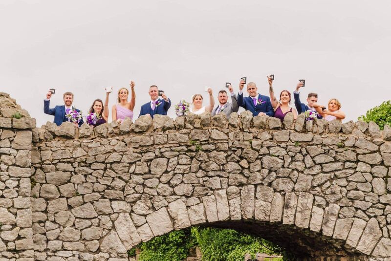 Their wedding party was made up of close family and friends. Katie said one of the highlights of the day was having so many people they love in the same room.