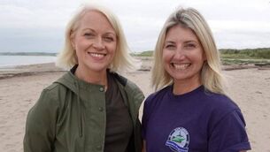 <p class="contextmenu internal_Caption">Kathriona Devereux and Jane Sharp in 10 Things To Know About</p>