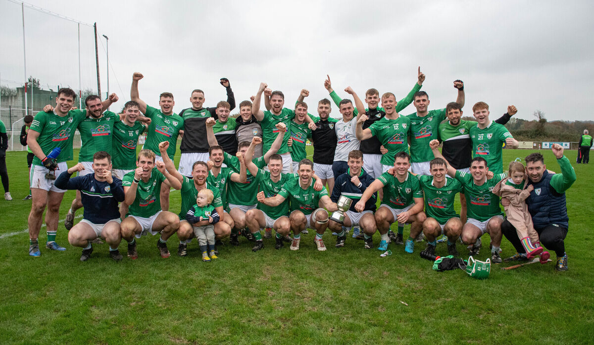 Killeagh celebrate their win over Carraig na bhFear.  Picture: Howard Crowdy