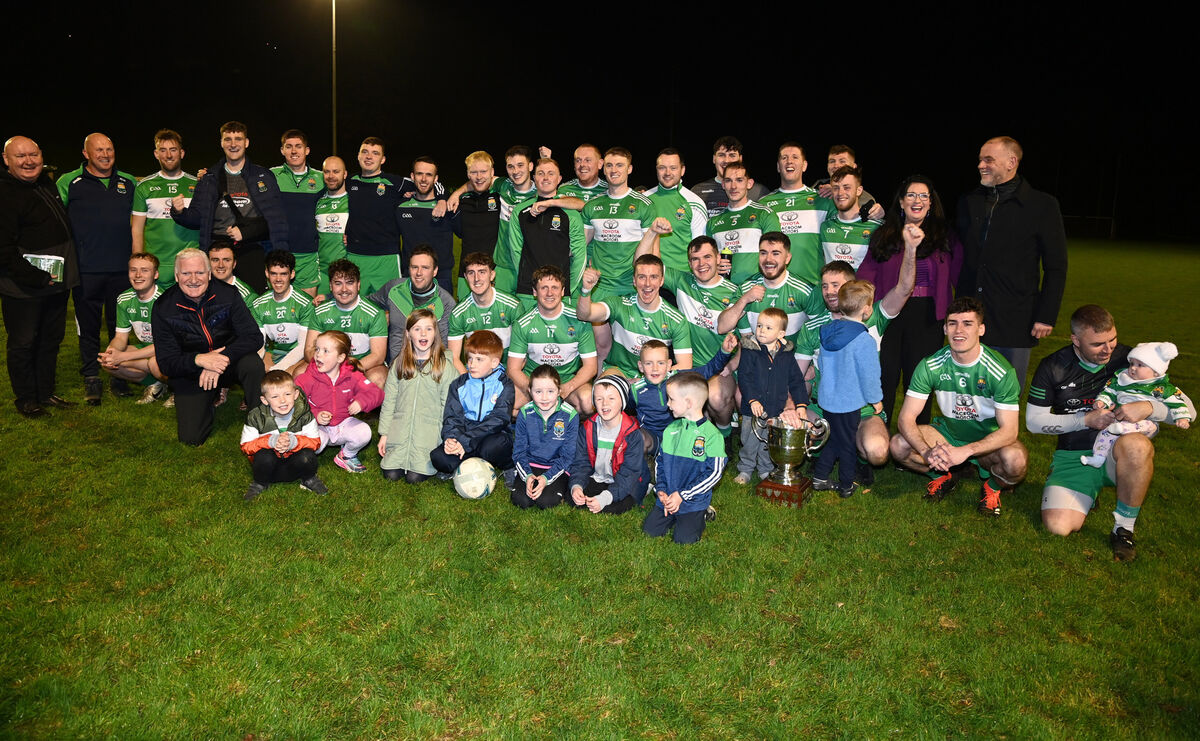 The Macroom team after defeating Boherbue in the Tom Creedon Cup final at Macroom. Picture: Eddie O'Hare