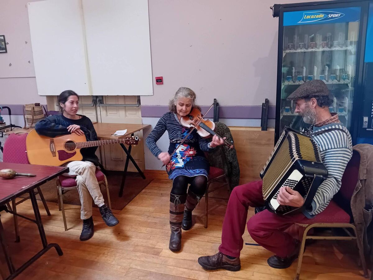 Traditional music at Macroom Country Market.