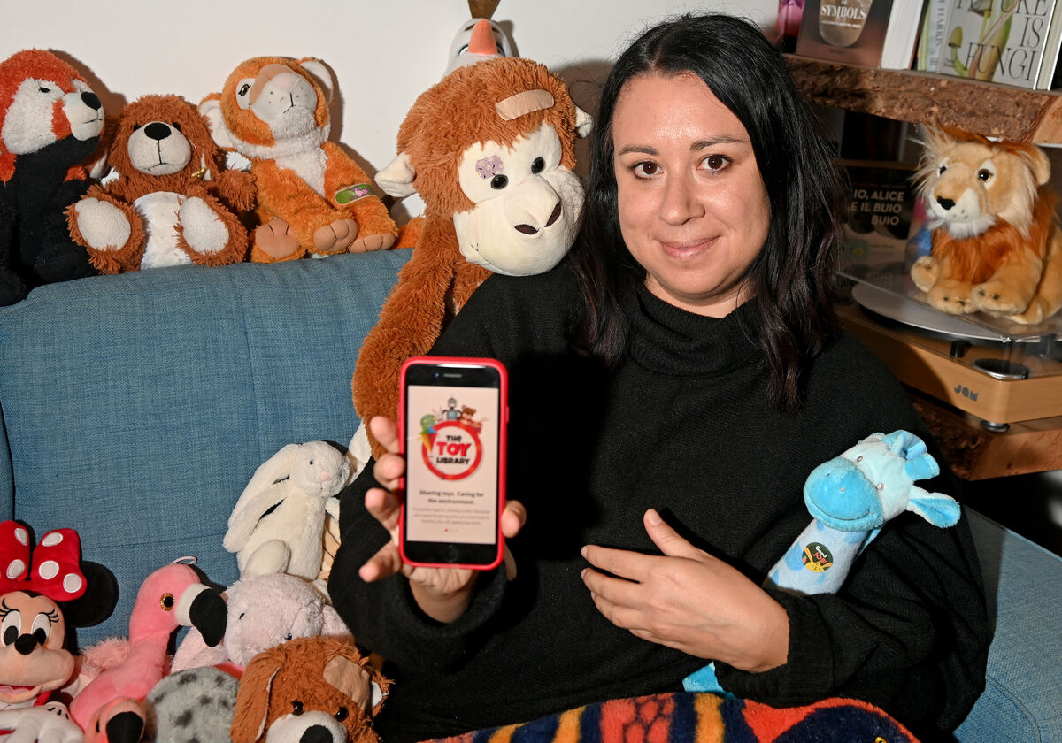 Giorgia Anile, with The Toy Library App. Picture; Eddie O'Hare Giorgia Anile, with The Toy Library App. Picture; Eddie O'Hare