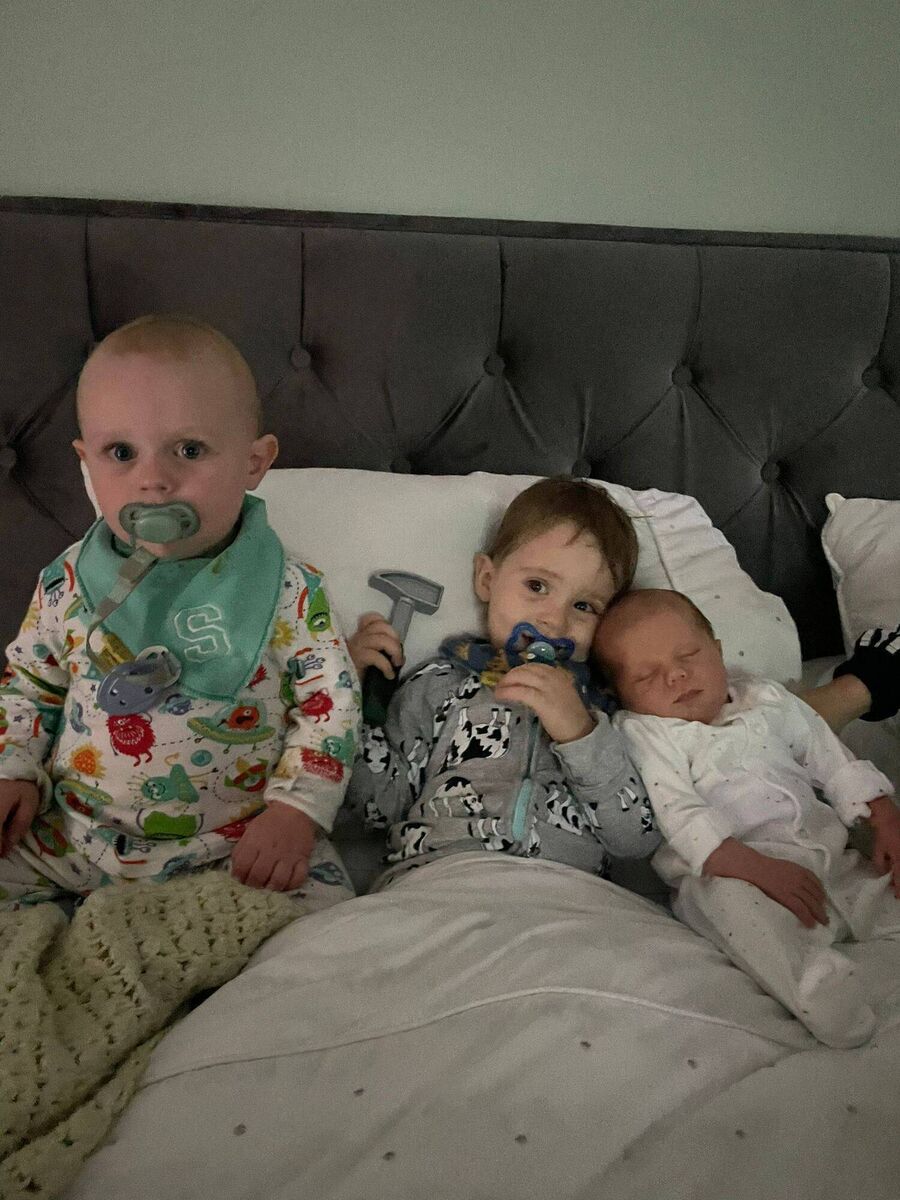 Shea with his cousins while visiting Ireland. Shea with his cousins while visiting Ireland.
