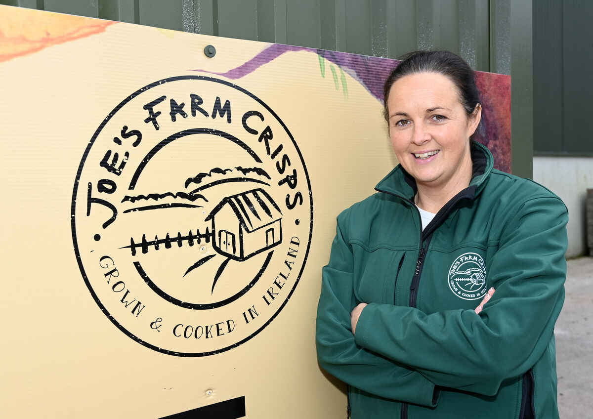 Sandra Burns of Joe's Farm Crisps in East Cork. Picture: Eddie O'Hare Sandra Burns of Joe's Farm Crisps in East Cork. Picture: Eddie O'Hare