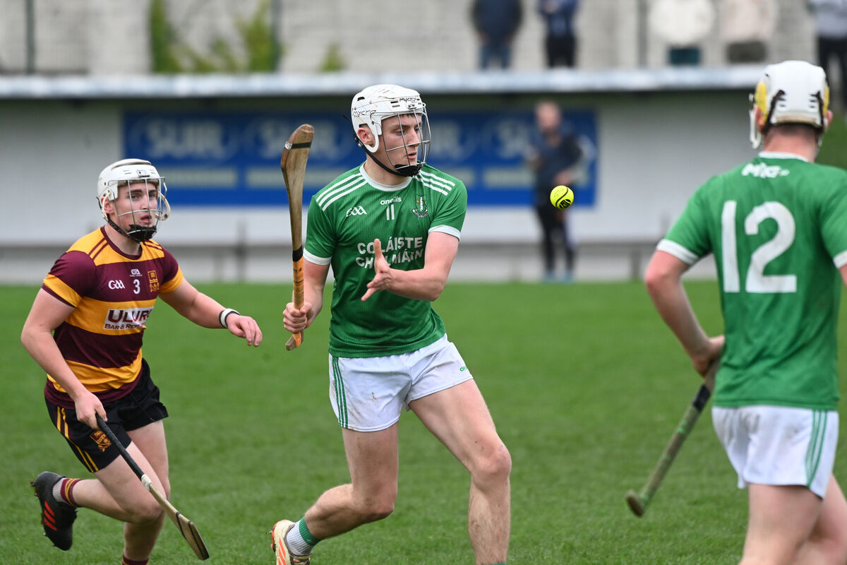  Fionn Lardner in action for St Colman's College, Fermoy against TUS De La Salle in the Senior A Hurling Harty Cup competition at Fraher Field, Dungarvan. Pic Larry Cummins