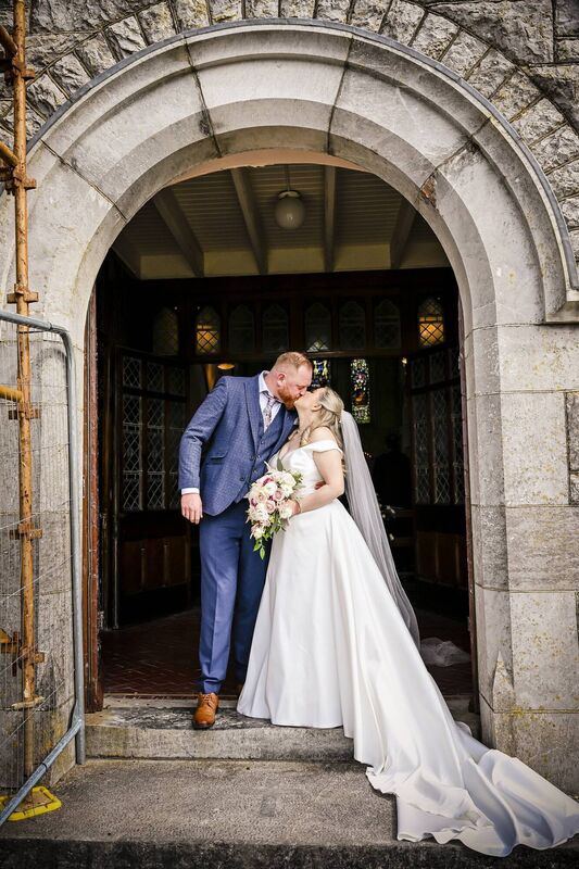 The happy couple were married at Star of the Sea Church in Ballycotton, East Cork. The happy couple were married at Star of the Sea Church in Ballycotton, East Cork.