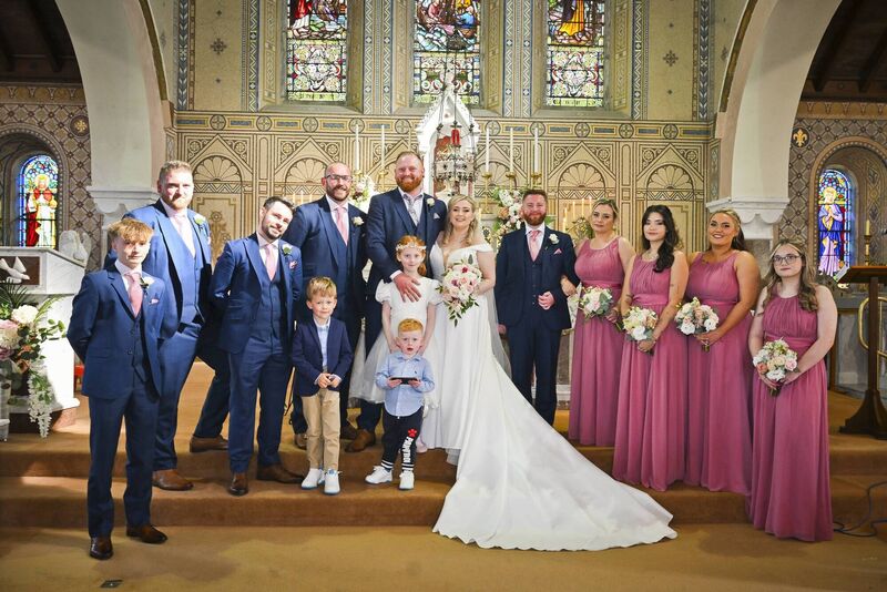 The couple were delighted to spend their special day with the people they love. The couple were delighted to spend their special day with the people they love.