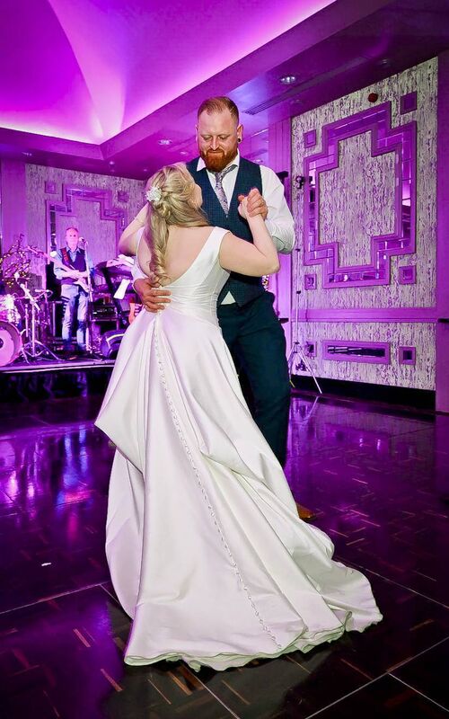Their first dance. Their first dance.