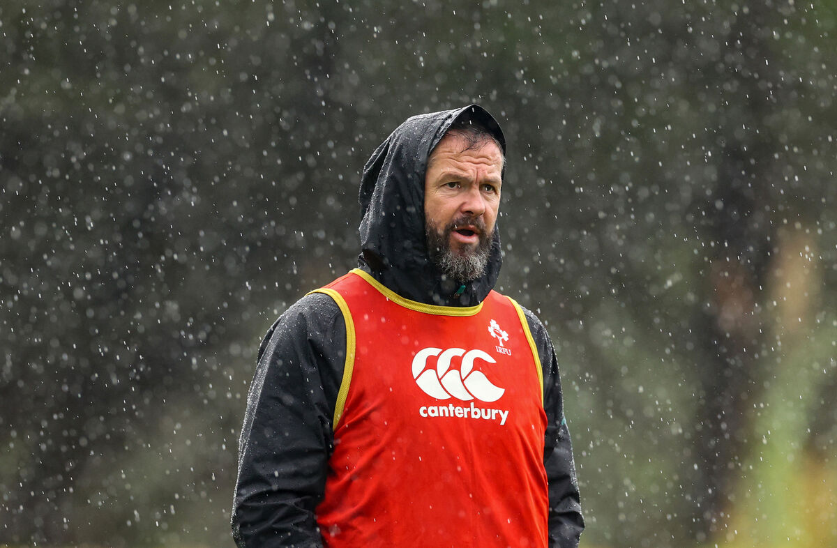 Andy Farrell. Picture: INPHO/Billy Stickland