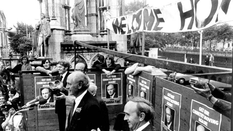 'Jack is back' papers wrote following Fianna Fáil's success at 1977 election 
