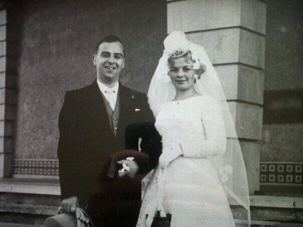 Charlie and Frances Wilkins on their wedding day, October 24, 1964. Charlie and Frances Wilkins on their wedding day, October 24, 1964.
