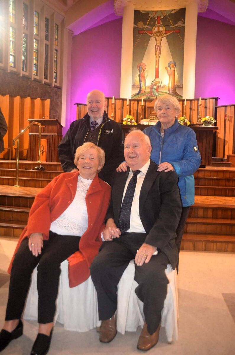Charlie and Frances Wilkins on their 60th wedding anniversary with their Best Man Noel Wilkins and Matron of Honour Phil Sheehan. Charlie and Frances Wilkins on their 60th wedding anniversary with their Best Man Noel Wilkins and Matron of Honour Phil Sheehan.