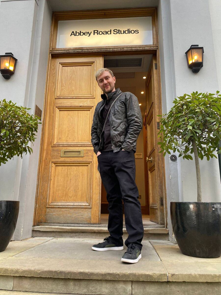 Kilian-Pettit, at Abbey Road Studios. Kilian-Pettit, at Abbey Road Studios.