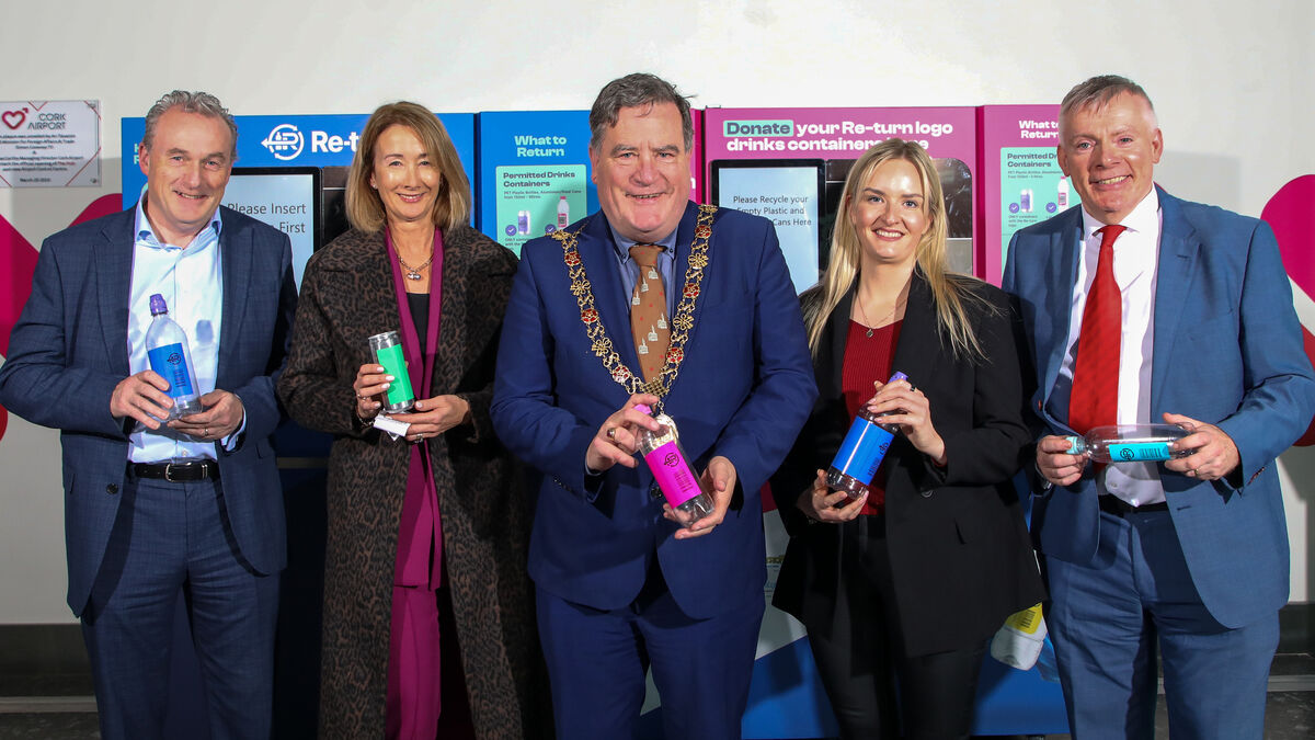 Cork Airport becomes first transport hub in Ireland to introduce Re-Turn vending machines