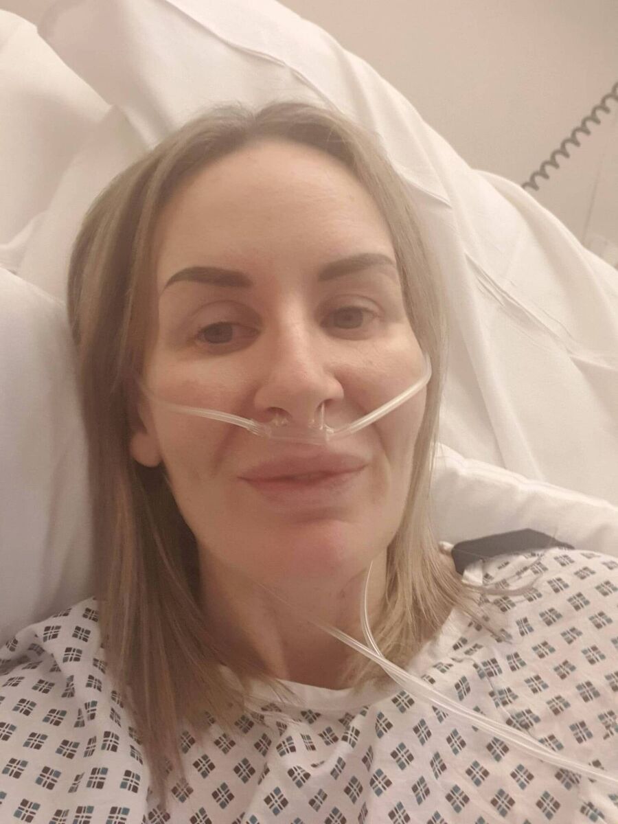 Lung cancer patient Gillian Ryan. Lung cancer patient Gillian Ryan.