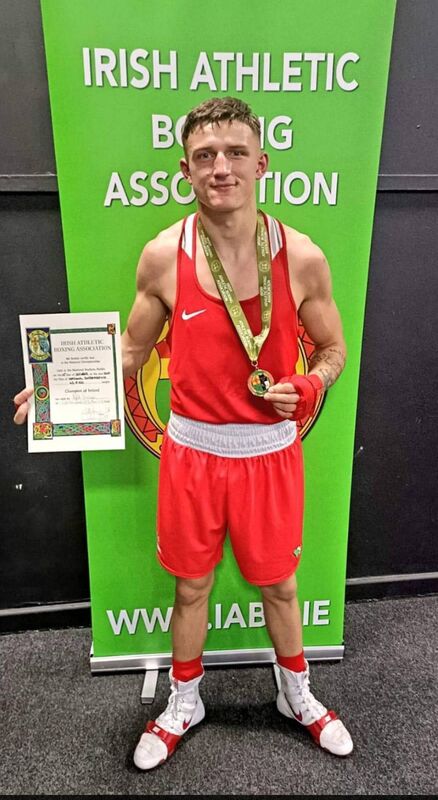 Cork Boxing: Kuba Pielesz, Golden Gloves, All-Ireland senior welterweight champion at the National Stadium. 