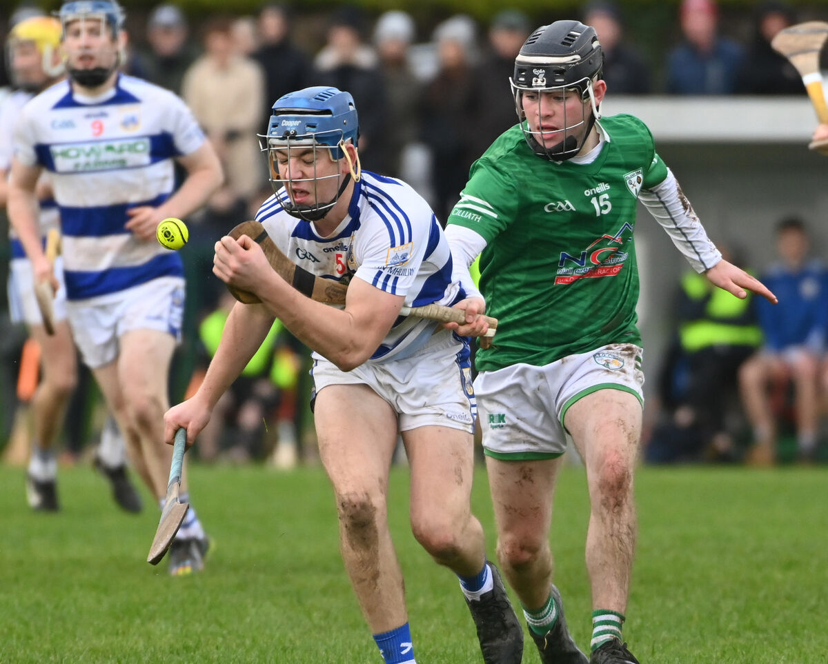 Killavullen's Brian Cotter is tackled by Killeagh's Sean Meade during the Co-Op Superstores County JAHC semi final at Rathcormac . Picture: Eddie O'Hare Killavullen's Brian Cotter is tackled by Killeagh's Sean Meade during the Co-Op Superstores County JAHC semi final at Rathcormac . Picture: Eddie O'Hare