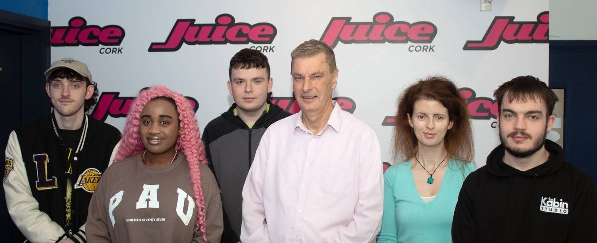 Course Director at Cork College of FET, Tramore Road Campus, Peter O’Neill, centre, pictured with students Aidan Carroll, Eureka B. Okoro, Glen Corcoran, Michelle Maher, and Dylan Murphy. Course Director at Cork College of FET, Tramore Road Campus, Peter O’Neill, centre, pictured with students Aidan Carroll, Eureka B. Okoro, Glen Corcoran, Michelle Maher, and Dylan Murphy.