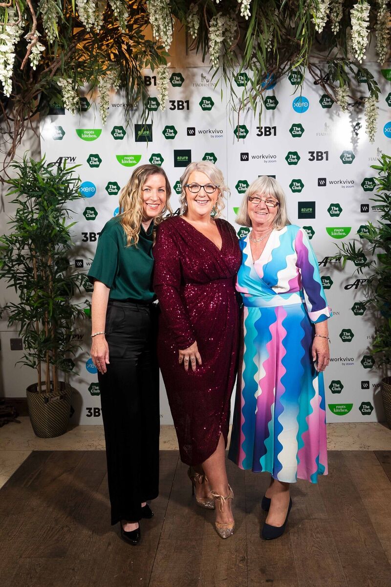 Anne O'Donghue; Joanne Begley; Cathy O'Byrne pictured at The Female Founder of The Year Awards. Anne O'Donghue; Joanne Begley; Cathy O'Byrne pictured at The Female Founder of The Year Awards.