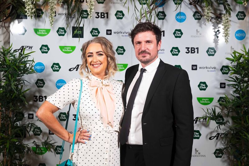 Jennifer Davy and Wayne Davy pictured at The Female Founder of The Year Awards.