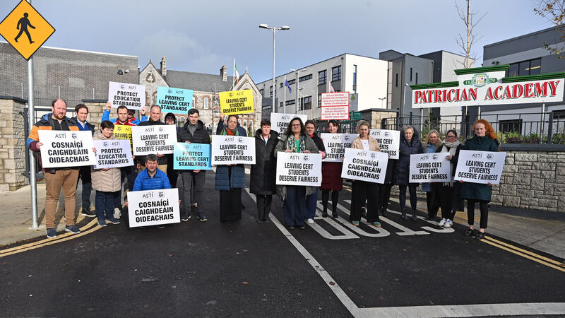 Cork teachers join national protest over Leaving Cert changes