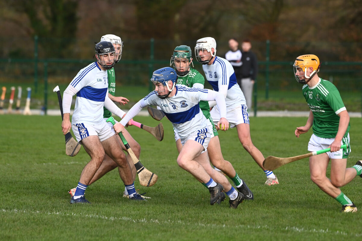  Dónal Ó Scannláin in action for Gaelcholáiste Mhuire AG against St Colman's College. Picture: Larry Cummins