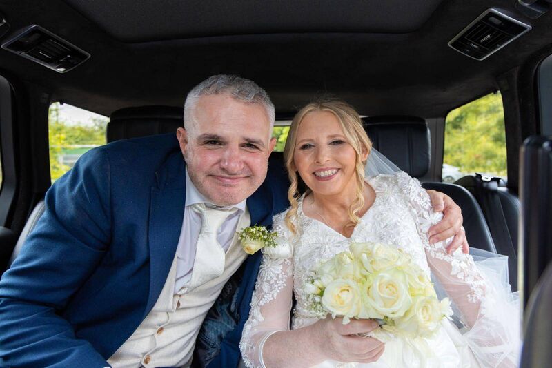 The happy couple who are together 17 years.