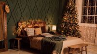 How to transform a bland bedroom into a cosy festive space.