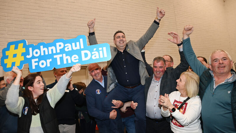 Cork North West: All three seats filled with FF taking two and county councillor taking FG seat Cork North West: All three seats filled with FF taking two and county councillor taking FG seat